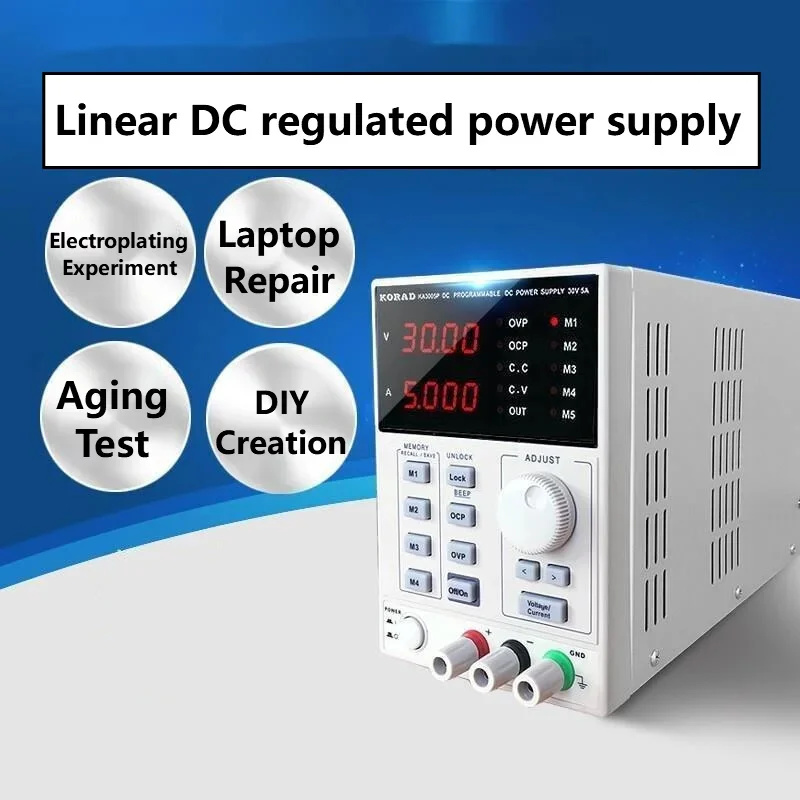 Programmable Linear Dc Power Supply 30V 10A - Alimentatore DC Lineare Regolato 30V 60V