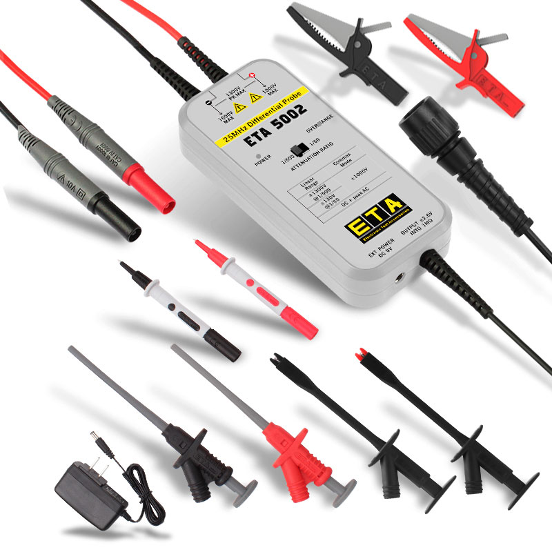 High Voltage Differential Probe 100Mhz 1300V - Sonda differenziale ad alta tensione Miyee