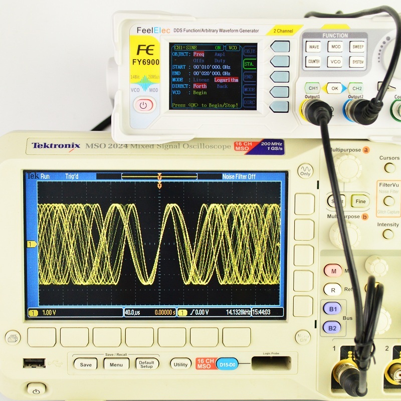 Dual Channel Arbitrary Waveform Function Generator 60Mhz - Generatore di Segnali Digitali FY6900, Funzione