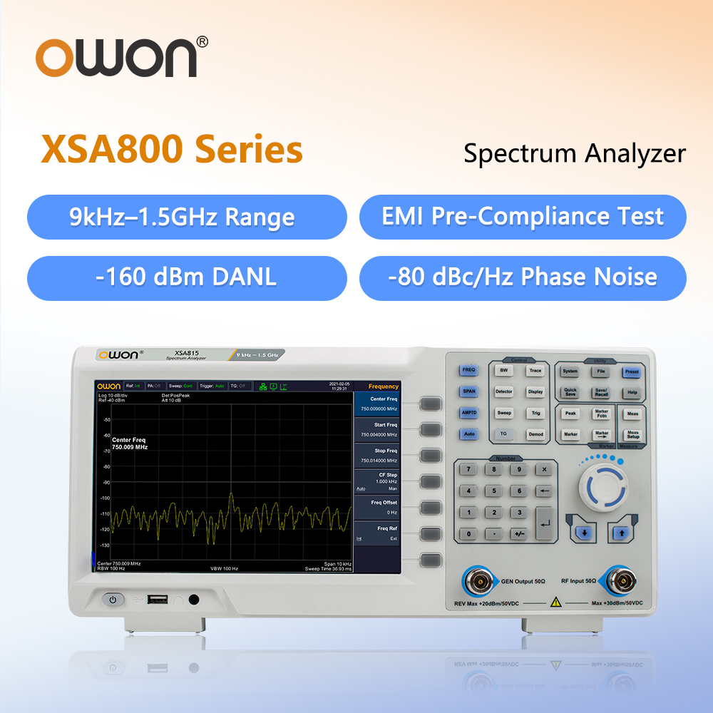 Spectrum Analyzer Tracking Generator 1.5Ghz - Analizzatore di Spettro OWON con Generatore