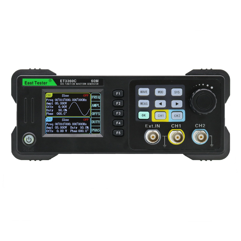 Dual Channel Arbitrary Waveform Function Generator 60Mhz - East Tester ET3320C ET3340C ET3360C Generatore