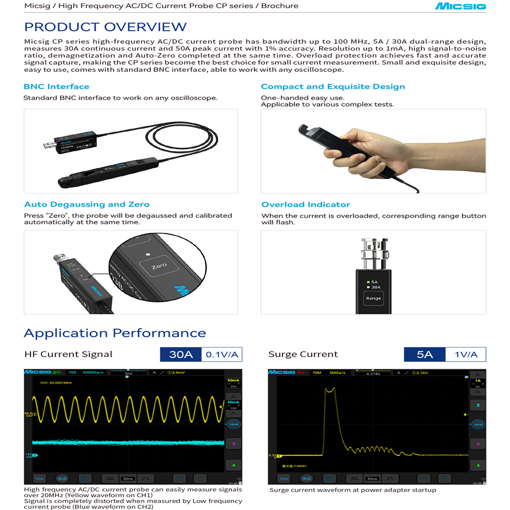 Sonda di Corrente AC/DC ad Alt - Current Probe Ac Dc 50Mhz Oscilloscope recensione e prezzo