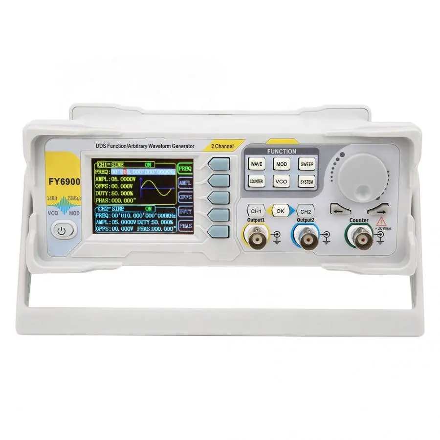 NUOVO Generatore di Segnali Ar - Dual Channel Arbitrary Waveform Function Generator 60Mhz recensione e prezzo