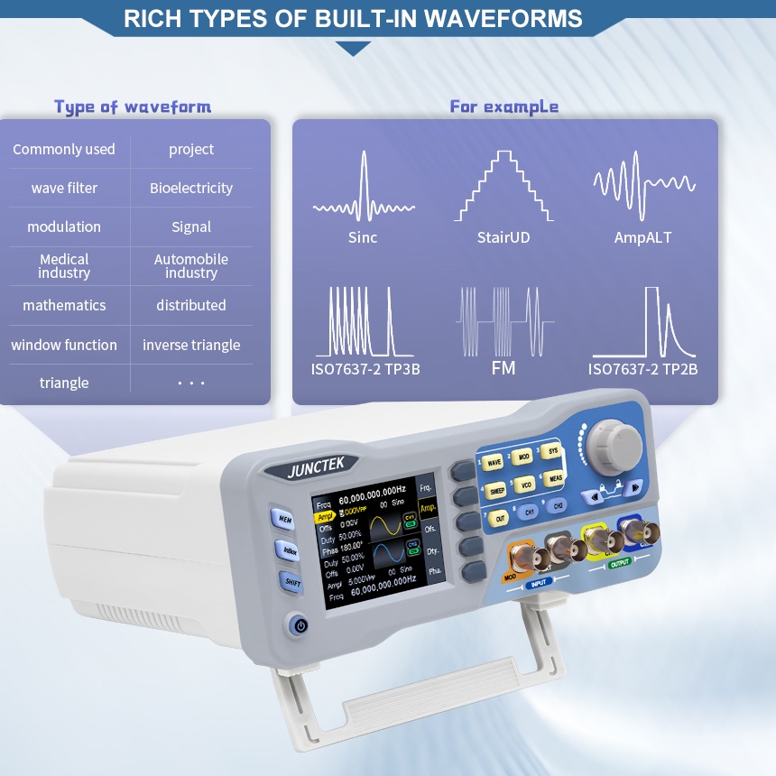 JDS8060 JDS8000 Funzione 60 Mh - Dual Channel Arbitrary Waveform Function Generator 60Mhz recensione e prezzo