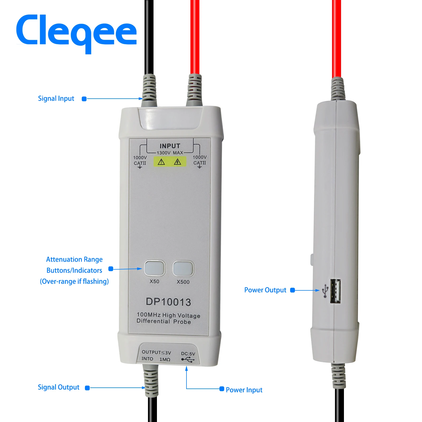 Cleqee 1300V 100MHz Oscillosco - High Voltage Differential Probe 100Mhz 1300V recensione e prezzo