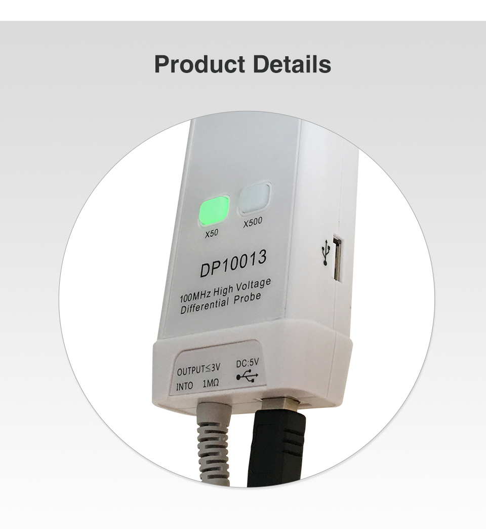 2025Micsig Oscilloscopio 1300V - High Voltage Differential Probe 100Mhz 1300V recensione e prezzo