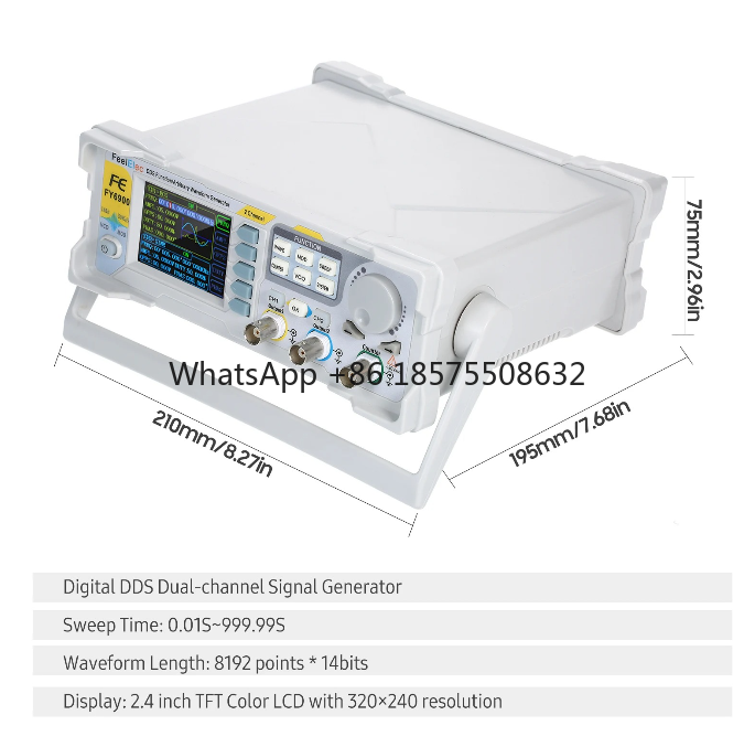 Generatore di segnale funzione - Dual Channel Arbitrary Waveform Function Generator 60Mhz recensione e prezzo