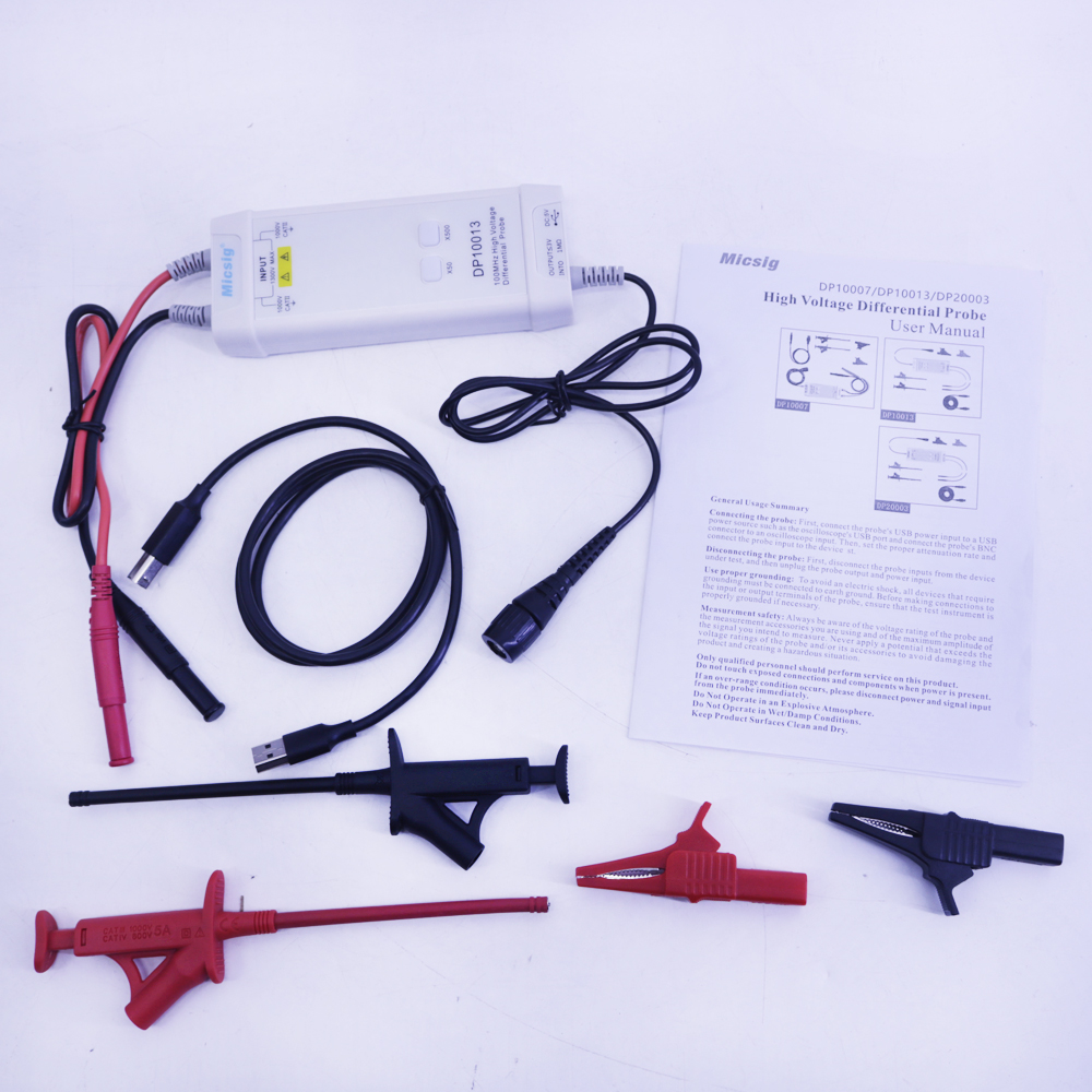 Oscilloscopio Micsig DP10013 1 - High Voltage Differential Probe 100Mhz 1300V recensione e prezzo