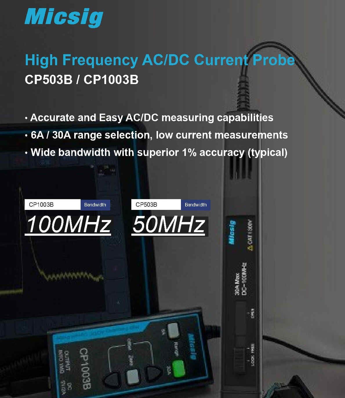 Sonda di corrente AC/DC ad alt - Current Probe Ac Dc 50Mhz Oscilloscope recensione e prezzo
