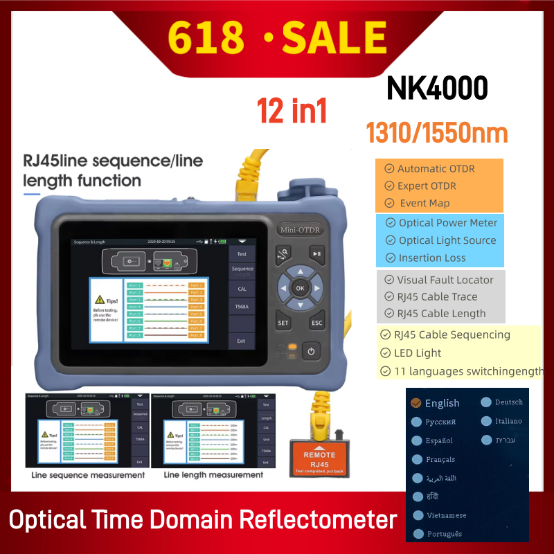 MINI OTDR 1310/1550nm 26/24dB  - Optical Time Domain Reflectometer Otdr 1310 1550Nm recensione e prezzo