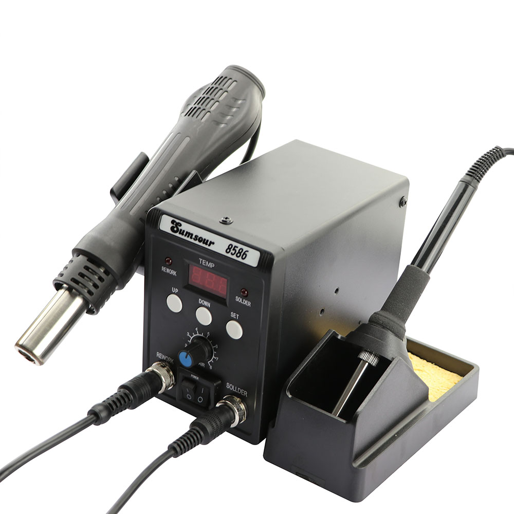 8586 700W 2 in 1 Display digit - Smd Rework Station Hot Air Soldering 2 In 1 recensione e prezzo