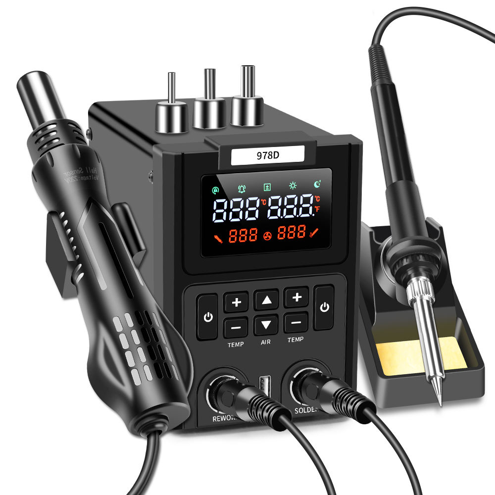 Stazione di Rilavorazione SMD  - Smd Rework Station Hot Air Soldering 2 In 1 recensione e prezzo