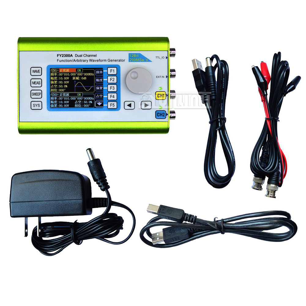 FY6300 FY2300 Generatore di se - Dual Channel Arbitrary Waveform Function Generator 60Mhz recensione e prezzo