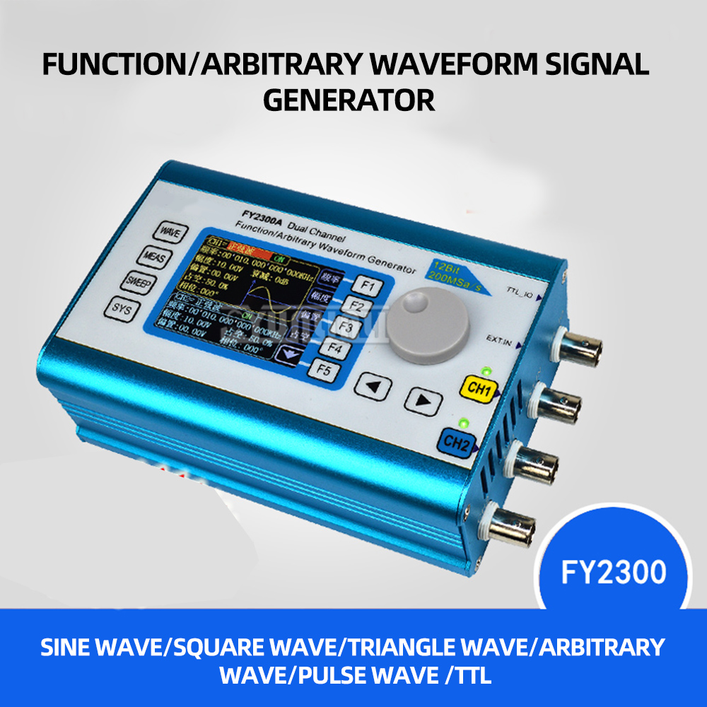 FY6300 FY2300 Generatore di se - Dual Channel Arbitrary Waveform Function Generator 60Mhz recensione e prezzo
