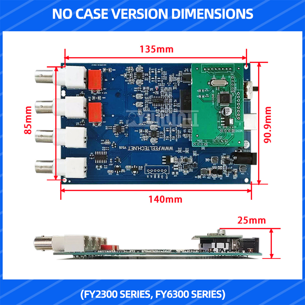 FY6300 FY2300 Generatore di se - Dual Channel Arbitrary Waveform Function Generator 60Mhz recensione e prezzo