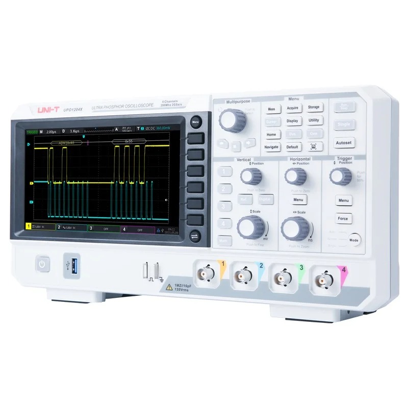 Oscilloscopio Digitale UPO1104 - Digital Storage Oscilloscope 4 Channel 100Mhz recensione e prezzo