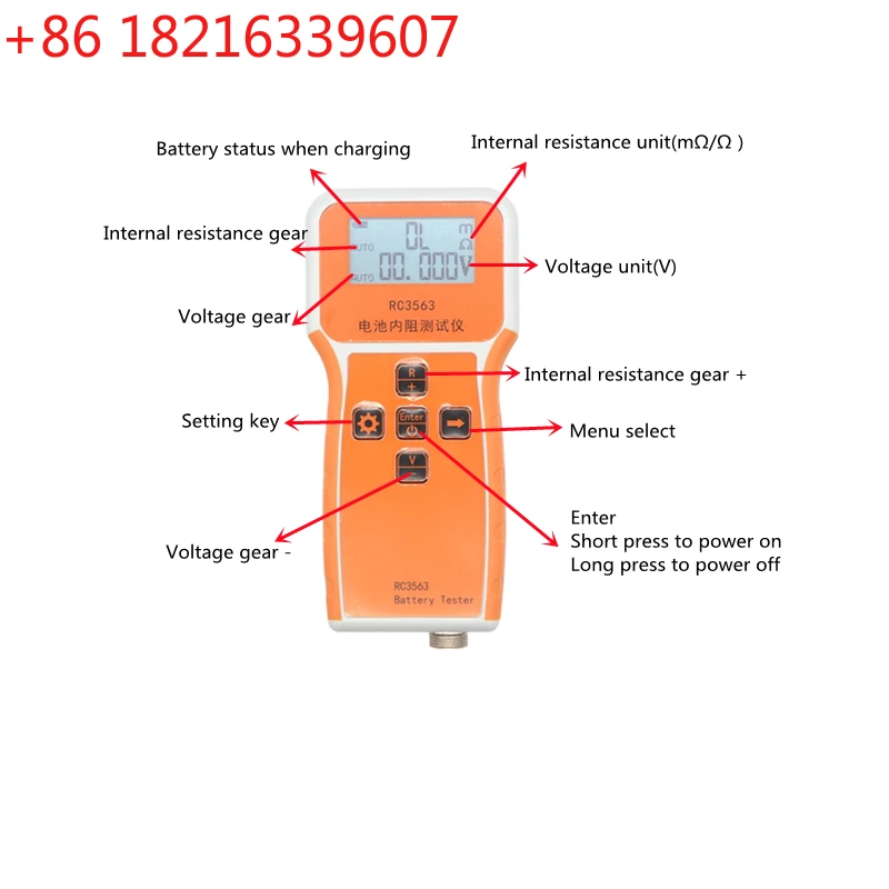 TAO Nuovo Rilevatore di Resist - Battery Internal Resistance Tester Four Wire recensione e prezzo