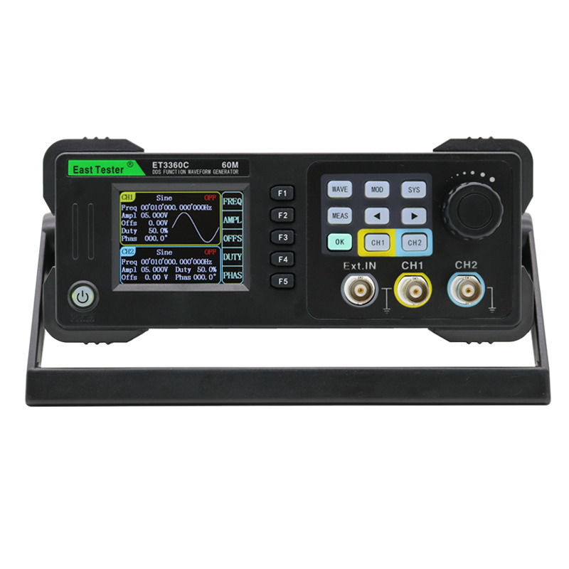 East Tester ET3320C ET3340C ET - Dual Channel Arbitrary Waveform Function Generator 60Mhz recensione e prezzo