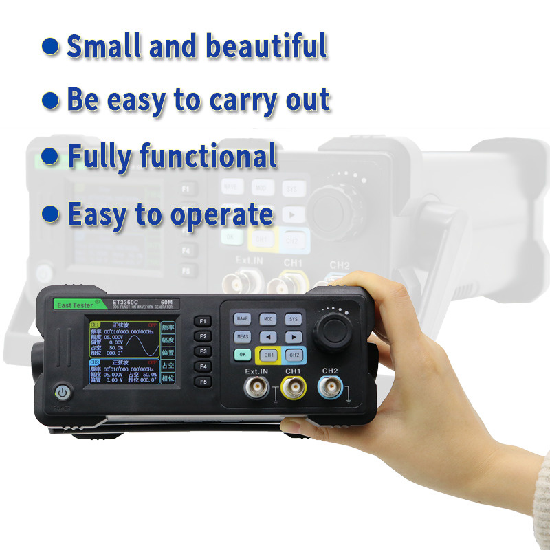 East Tester ET3320C ET3340C ET - Dual Channel Arbitrary Waveform Function Generator 60Mhz recensione e prezzo