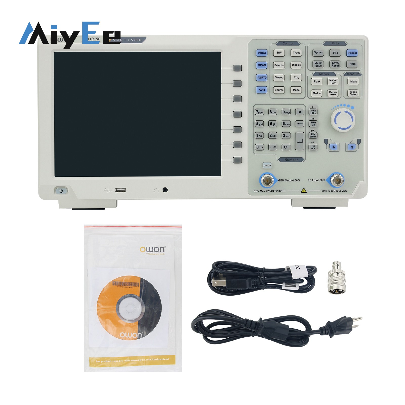Analizzatore di Spettro OWON X - Spectrum Analyzer Tracking Generator 1.5Ghz recensione e prezzo