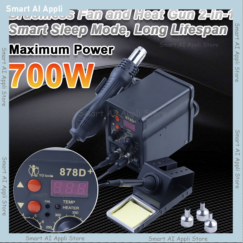 Stazione di Saldatura 2 in 1 c - Smd Rework Station Hot Air Soldering 2 In 1 recensione e prezzo