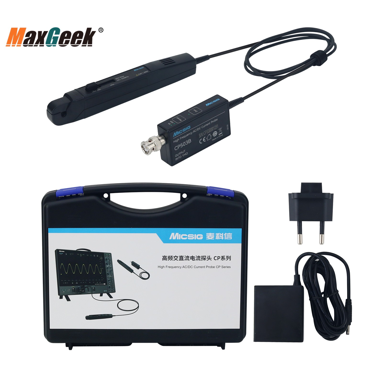 Micsig Sonde di corrente AC/DC - Current Probe Ac Dc 50Mhz Oscilloscope recensione e prezzo