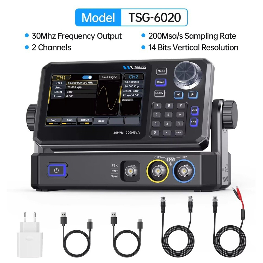 Generatore di Segnali a Doppio - Dual Channel Arbitrary Waveform Function Generator 60Mhz recensione e prezzo