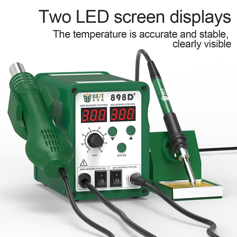 Stazione di Saldatura Digitale - Smd Rework Station Hot Air Soldering 2 In 1 recensione e prezzo